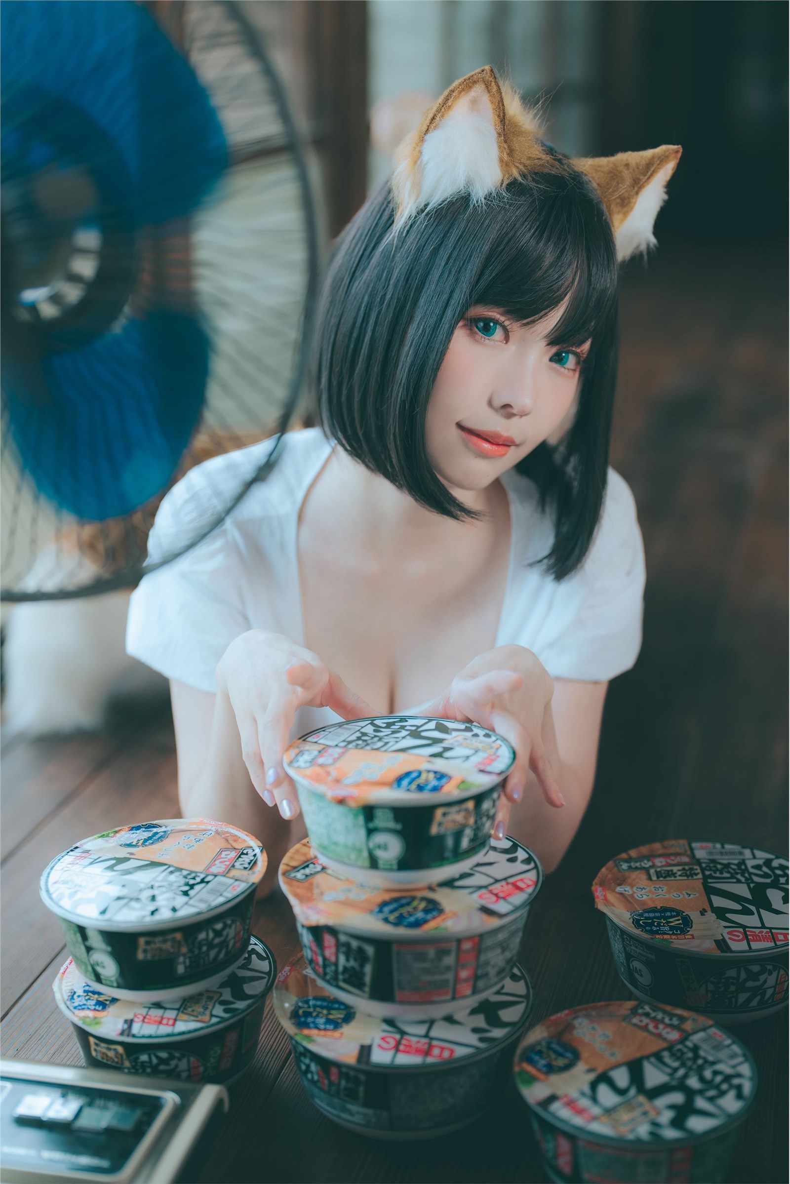 ElyEE Vol.117 2023 July B-Dongitsune~White dress fox girl in white dress(24)